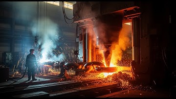 In de fabriek waar gigantische ankerkettingen worden gesmeed voor schepen van 10.000 ton