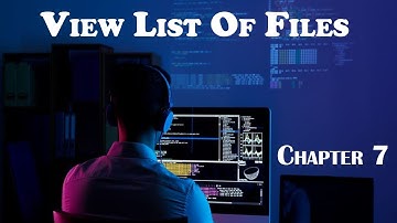 View List Of Files | Unix Linux Command | Chapter 7