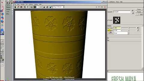 Maya Video Tutorial:  Bump Maps