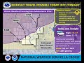 Winter Weather Briefing for Monday, January 2, 2017