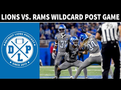 Detroit Lions & LA Rams Wildcard Post Game | Detroit Lions Podcast Reacts