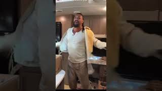 Jason Mamoa Unboxing The Shop Leather Grizzly