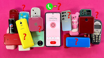 Outgoing Call From OPPO N2 Flip on ??? Which phone is ringing? Searching for an incoming call 