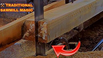 This Is How Luxury Teak Beams Are Made – Rare Traditional Woodworking! #satisfying
