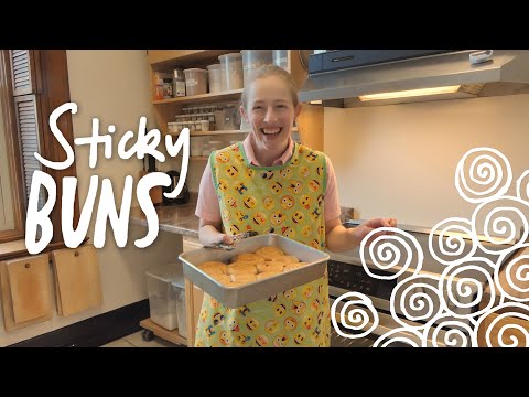 Update Making Birthday Sticky Buns