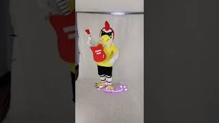 Fauna Fursuit Suit Up Rooster With Guitar Rockin Chicken Mascot Costume Mascot Costume
