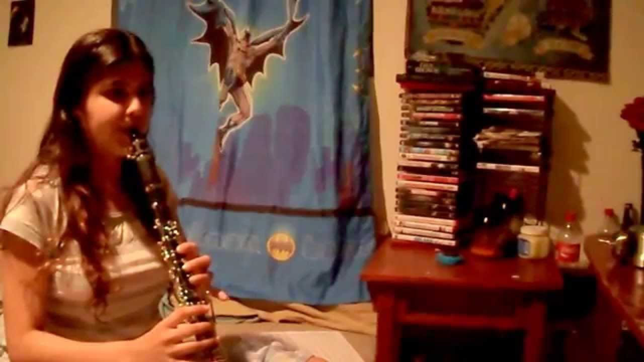 Playing "Hot Cross Buns" on the YouTube