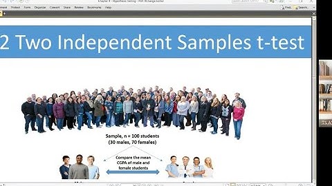 CHAPTER 4 - HYPOTHESIS TESTING (INDEPENDENT SAMPLE T-TEST)