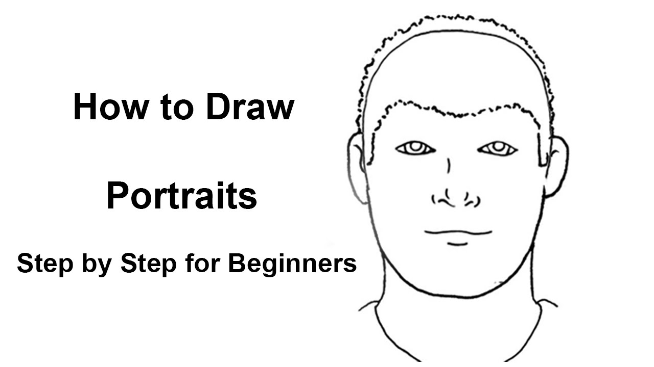 How to Draw Portraits Step by Step for Beginners - YouTube