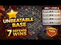 7 DEFENSE WINS 😳 TH18 Legend League Base (Link Inside) | Clash of Clans