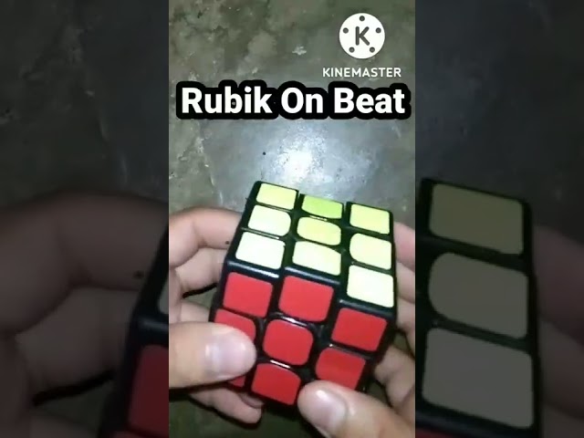 Rubik's Cube On Beat ( Fast ) 1 || Mudah Sekali #shorts class=