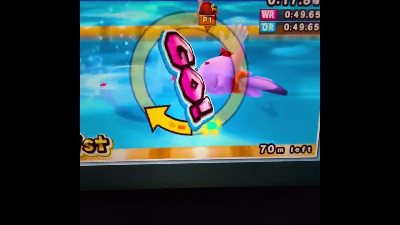 Mario and Sonic 2012 3ds 100m Backstroke 