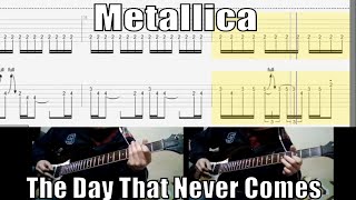 Metallica The Day That Never Comes Cover Guitar With TAB Resimi