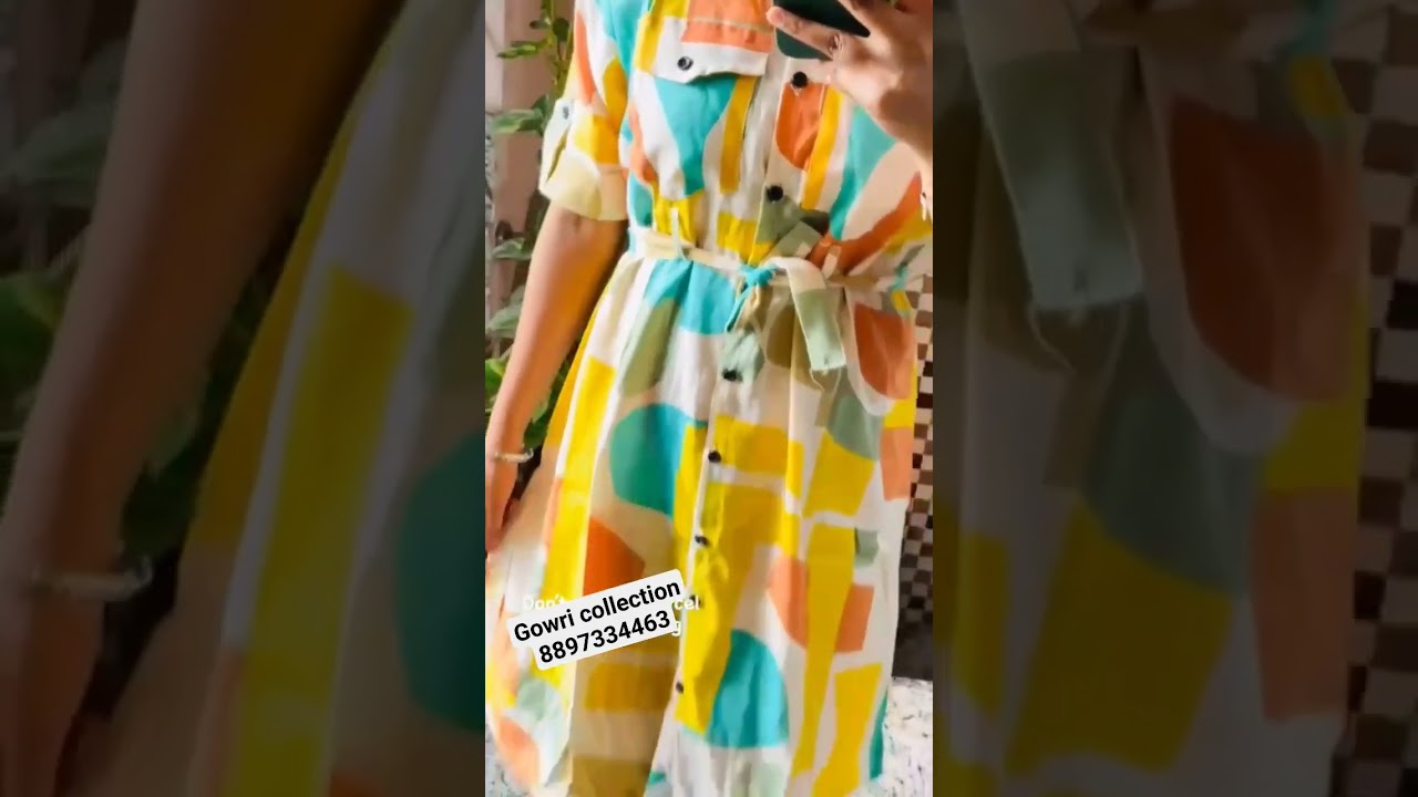 Abstract print pocket self belt dres Size38 Fabric-cotton reyon Best Quality Dispatchwithin2-3 day