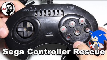 Sega Genesis 6 Button Controller Rescue