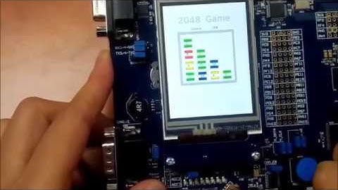 2048 Game on KEIL Board Demo