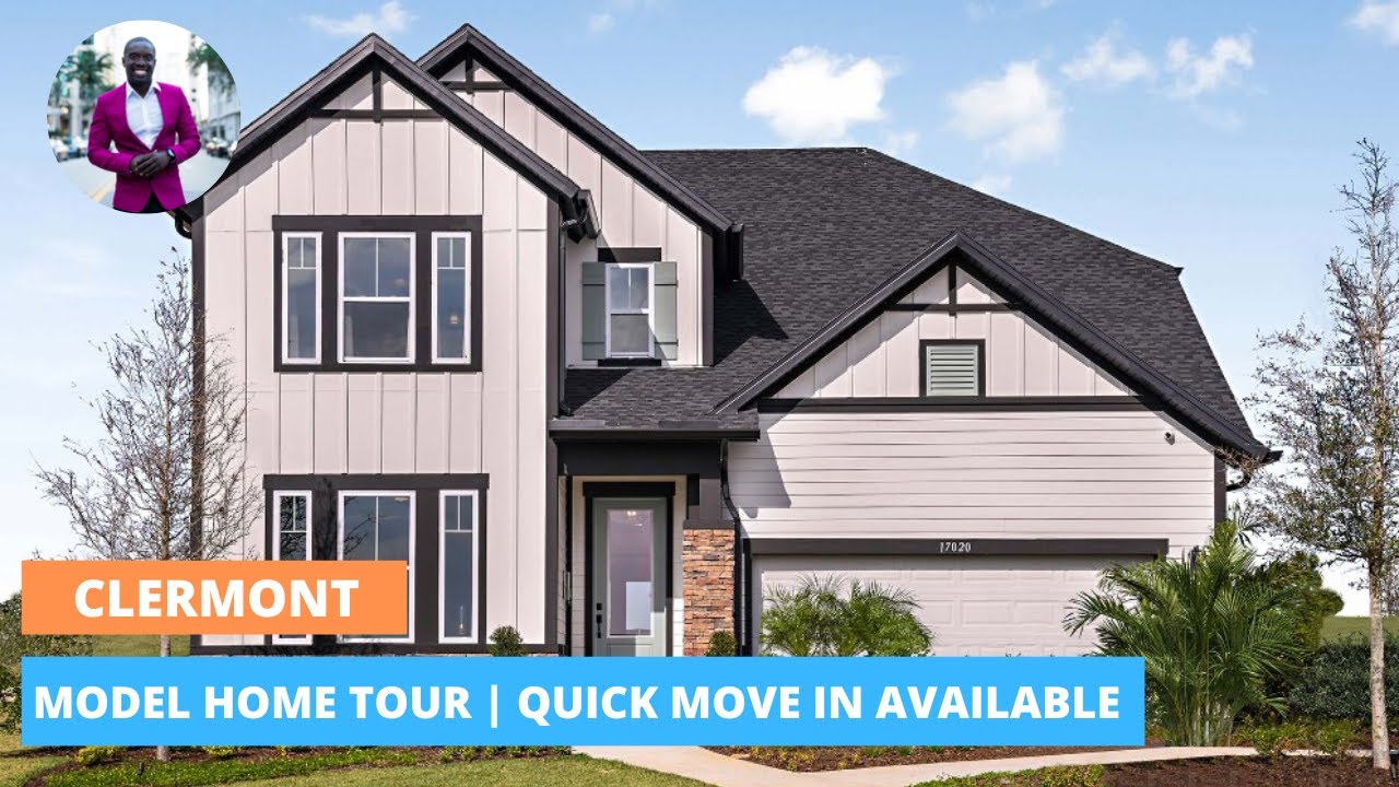 Clermont New Construction Home Tour | Summerloch  Model | Quick Move In Available |