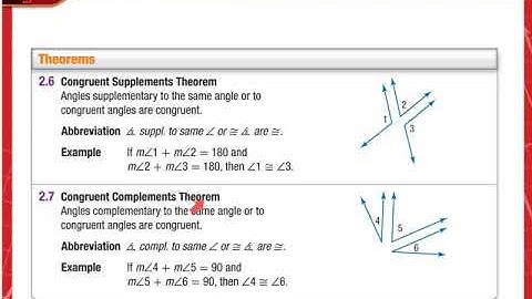 2-8 Proving Angle relationships -1