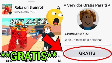 COMO TENER un SERVIDOR PRIVADO GRATIS✅ en Steal a Brainrot Roblox PARTE 2 #Roblox #stealabrainrot 