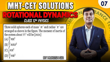 ROTATIONAL DYNAMICS MHT-CET 2025 PYQ