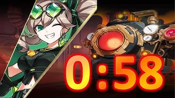 극한의 속도감 젬블 보급로 열차 탈환 0:58 비밀던전 5단계 / GB  15-X  extremely fast 0:58 [Elsword / 엘소드]