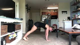 Bear position leg extensions