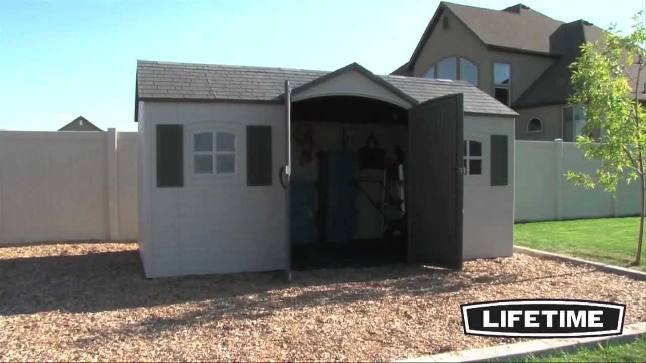 Lifetime 6446 15' x 8' Garden Shed - Epic Shed Reviews - YouTube