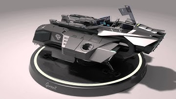3D Spaceship turntable - Gerovit