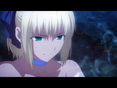 All Saber scenes captured by Caster [Saber in wedding dress] - Blu Ray scenes