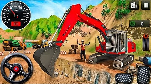 City Road Builder Construction 3D - Highway JCB Excavator Simulator - Android Gameplay 