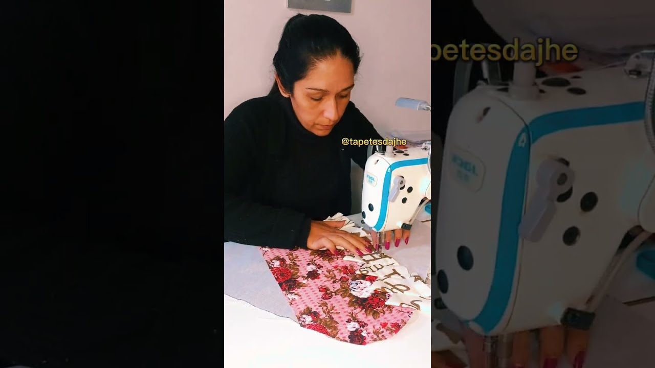 TAPETE DIFERENTE PRA VOCÊ FAZER E APROVEITAR OS RETALHOS PEQUENOS🔥/TAPETES DA JHE/TAPETE DE RETALHO