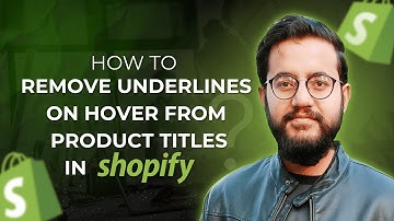 How To Remove Underline on Hover from Product Titles in Shopify (No App Needed)