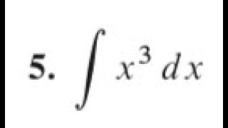 integrate x^3 dx, find the indefinite integral