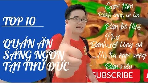 Top nhà hàng ăn ngoan tại quận thủ đức