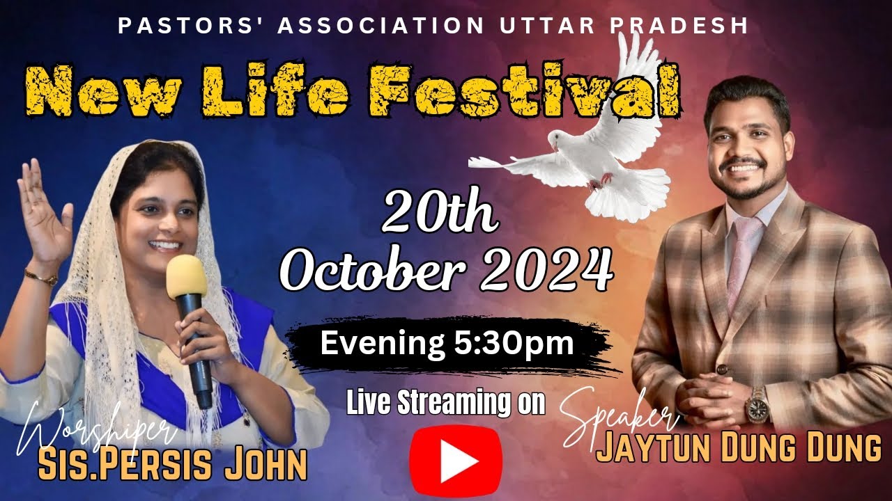 🔴 Live || New Life Festival✨✝️ || Renowned Speaker Rev. JAYTUN DUNG DUNG ||