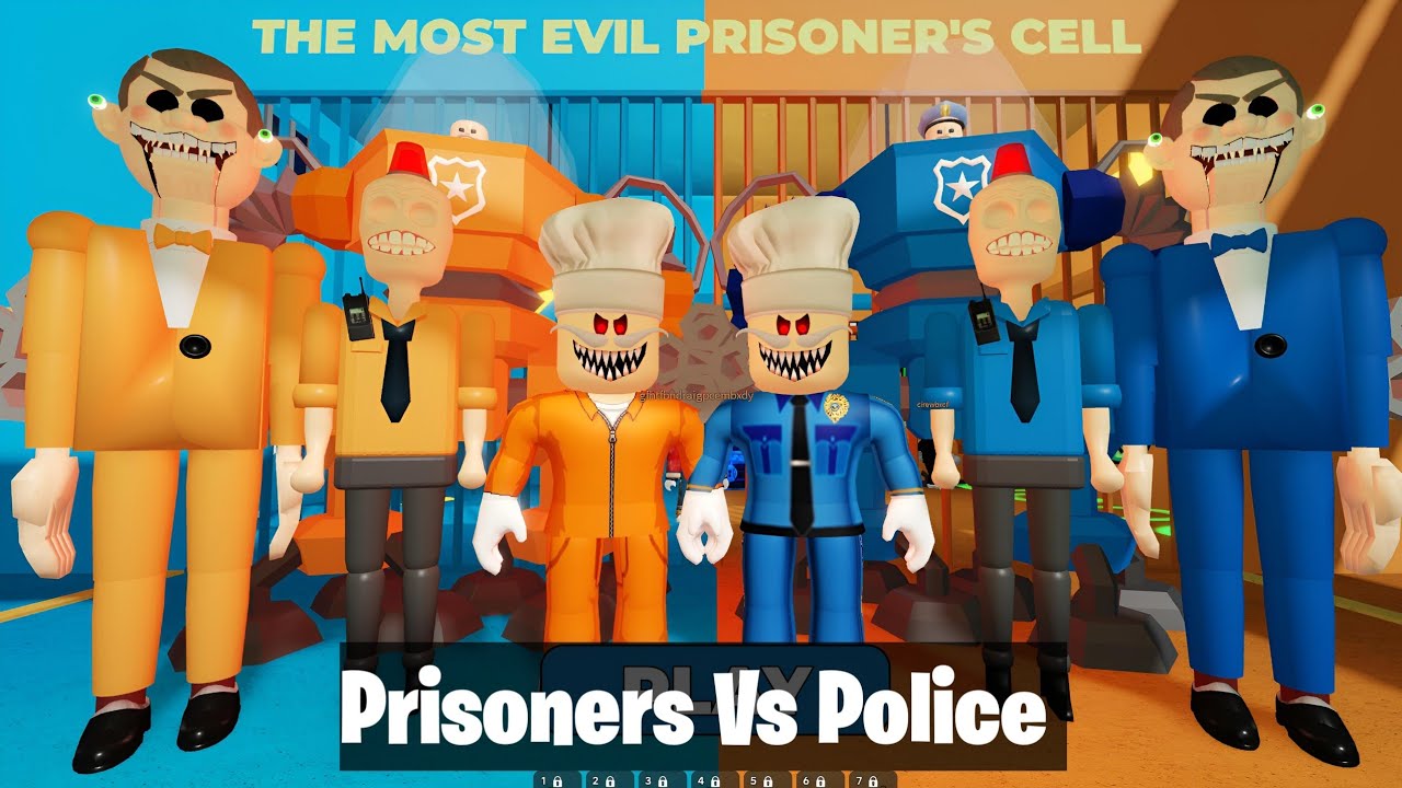 Prisoners vs Police Prison Run Obby Roblox | Full Escape Gameplay - YouTube