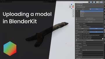 BlenderKit model upload tutorial