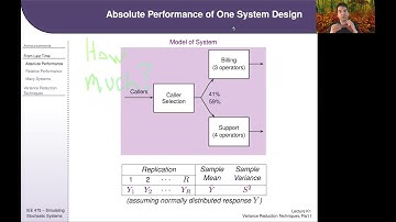 IEE 475: Lecture K1 (2020-11-17) - Variance Reduction Techniques, Part 1 - CRN