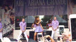 Ariana Grande Bang Bang Concert outside of Macy's