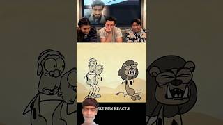 Boys vs lion, #tomhollandrects #funny #funnymemes #boysvslion #trynottolaugh #shorts
