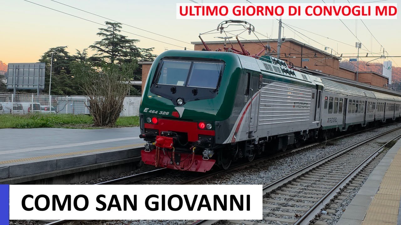 STAZIONE DI COMO SAN GIOVANNI: ultime MD, ETR 524, GIRUNO e tanto altro!