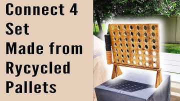 Making a Connect 4 Set out of Recycled Pallets