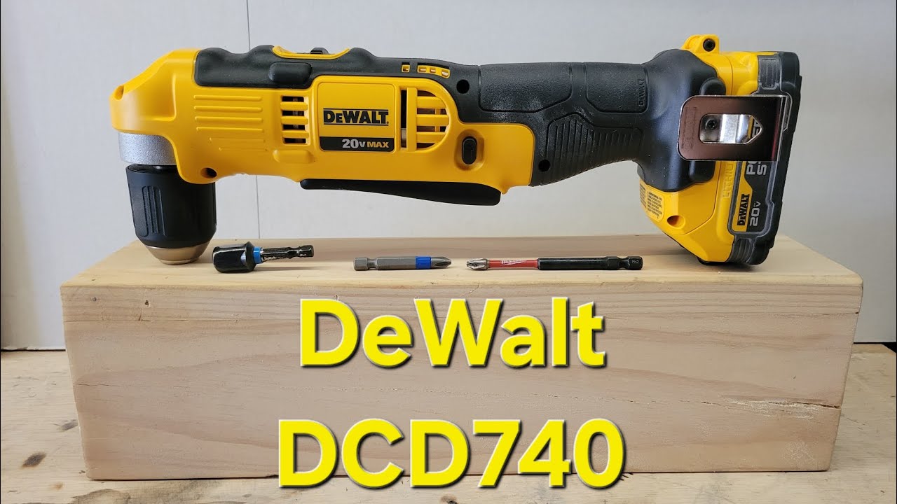 DeWALT DCD740 - Winkelbohrmaschine Akku - Akku Winkelbohrmaschine - DeWALT Maschine