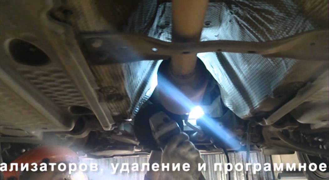 Снятие катализатора passat b5