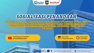 WKU 61 | Sosialisasi Penandaan PPPS & OPPKPKE pada APBD Tahun Anggaran 2026
