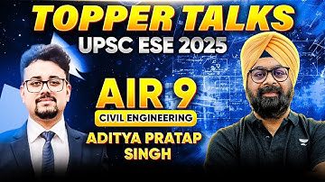 🔥Topper Talks: AIR 9 | UPSC ESE Civil 2025 | Jaspal Sir
