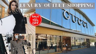 DESIGNER OUTLET SHOPPING | GUCCI, BALENCIAGA, SAINT LAURENT, BOTTEGA VENETA & more | SALES UP TO 75%