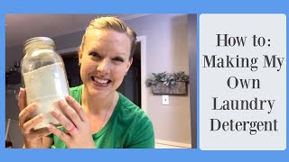 DIY Laundry DETERGENT FOR LESS | How to make your own laundry detergent