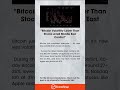 Bitcoin Volatility Drops • Safer Than Stocks? • Crypto vs Equities