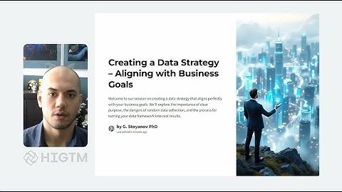 Day 33 — Creating a Data Strategy – Aligning with business goals